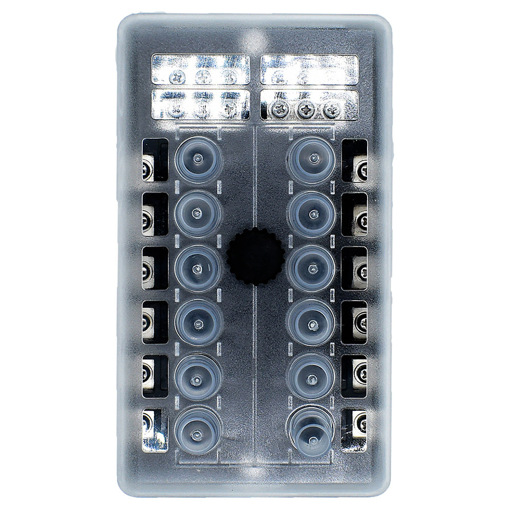Bluewater 12 Position Beaker Block w/Cover — marine circuit breakers