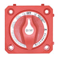 Bluewater On/Off Switch Battery Switch - Panel Mount - Red — marine battery management