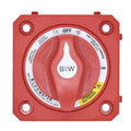 Bluewater Off/On Combine Battery Switch w/o Base - Panel Mount - Red — marine battery management