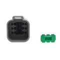 Bluewater 6 Position Male Deutsch Connector w/Wedge Lock — marine terminals