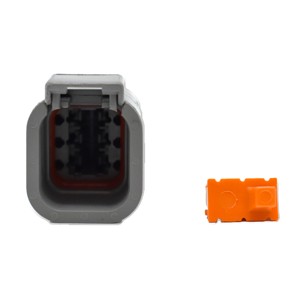 Bluewater 6 Position DTM Male Connector w/Wedge Lock — marine terminals