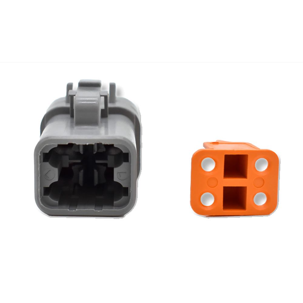 Bluewater 4 Position DTM Female Connector — marine terminals