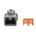 Bluewater 2 Position DTP Female Connector w/Wedge Lock — marine terminals