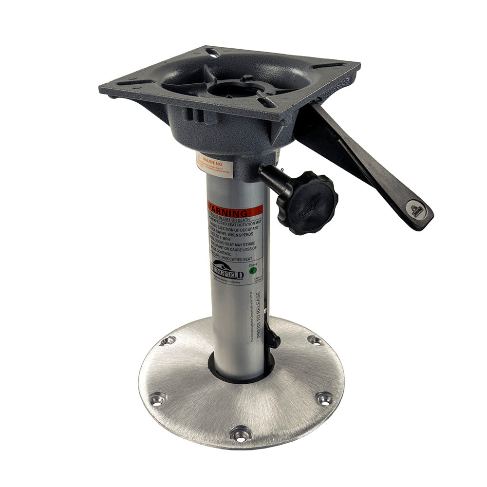 Springfield Marine Springfield 2-3/8" Plug-In™ Locking 3-Piece Pedestal Package - 12" — marine seating
