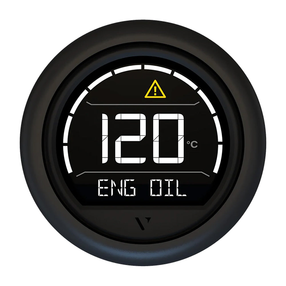 Veratron VL Digital 52 w/Round Black Bezel — marine gauges