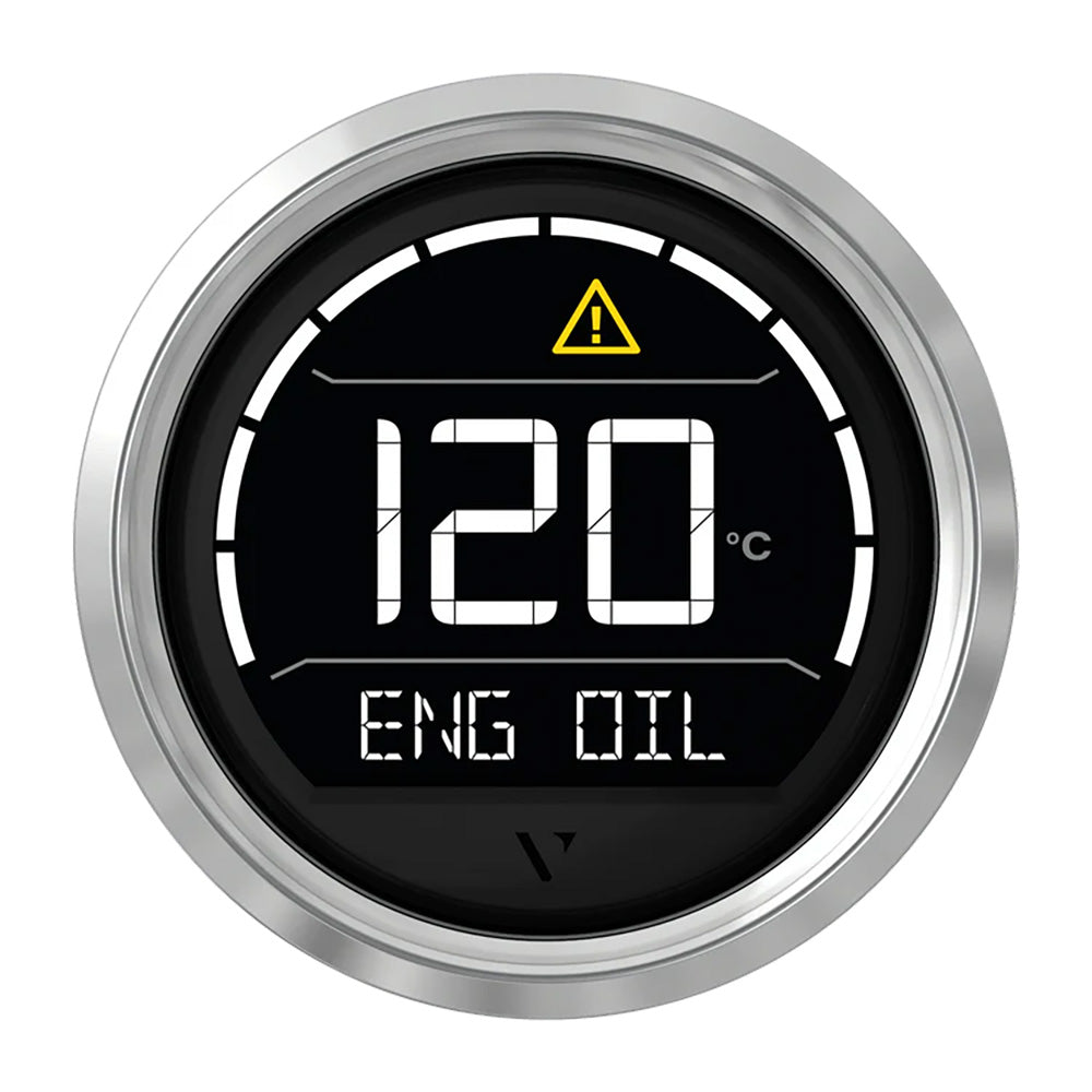 Veratron VL Digital 52 w/Triangular Chrome Bezel — marine gauges