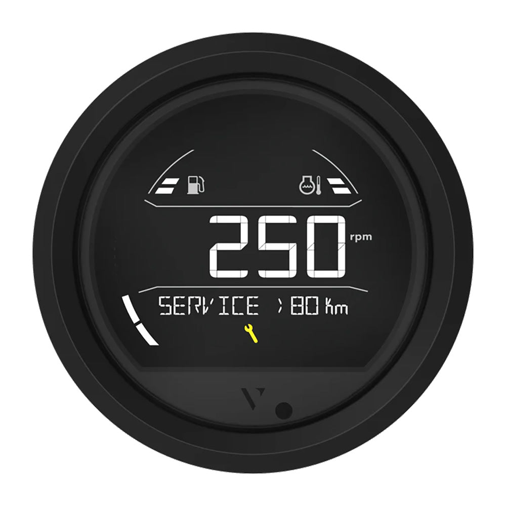 Veratron VL Digital 85 w/Triangular Black Bezel — marine gauges