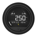 Veratron VL Digital 85 w/Round Black Bezel — marine gauges