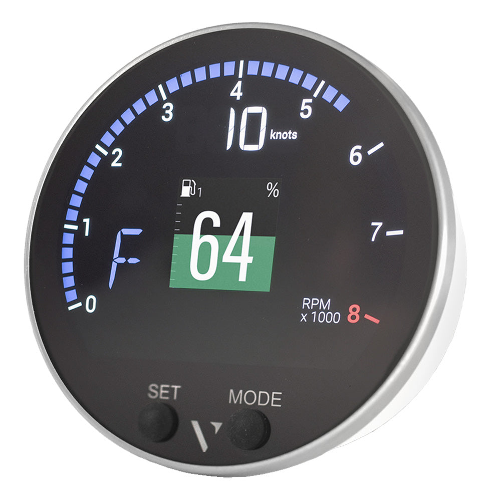 Veratron Suzuki VMH-35 PWM Display w/Sumitomo Connectors — marine gauges