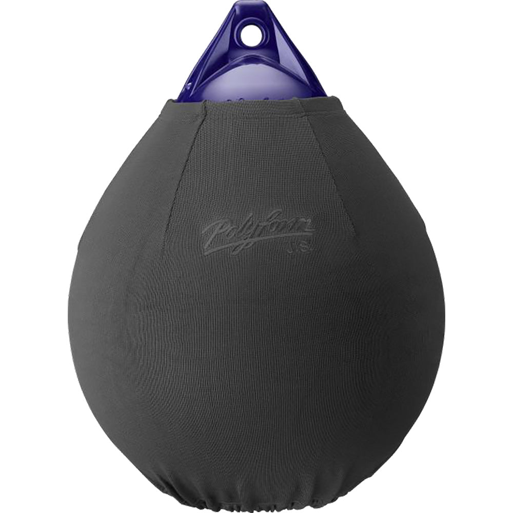 Polyform U.S. Polyform Elite Boat Fender Cover f/A-4 - Ball Style - Graphite — marine fender covers