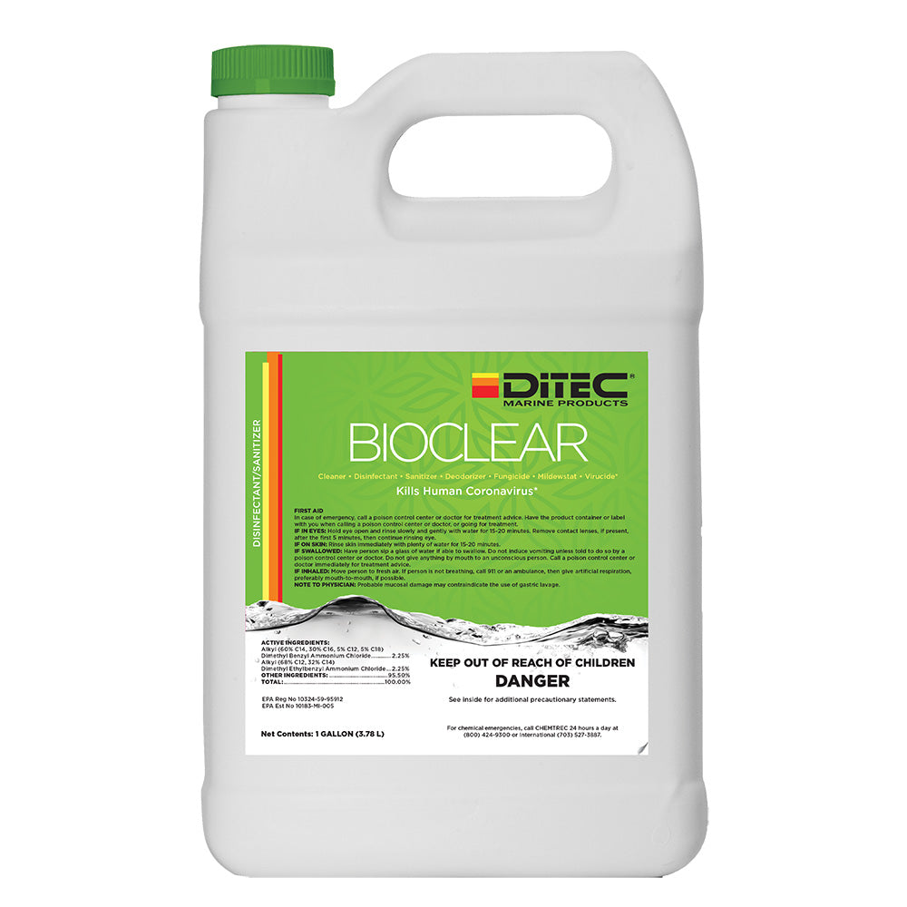 DiTEC Marine Products DiTEC Bioclear Disinfectant - Gallon — marine cleaning