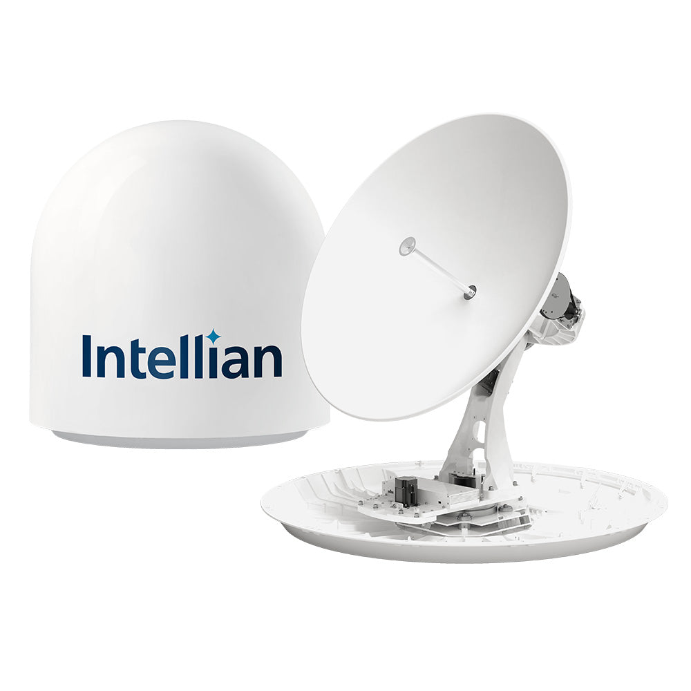 Intellian t100N 1M Maritime Global Satellite TV Antenna System In v100NX Matching Radome — marine satellite tv antennas