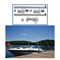 Dock Edge Supreme EZ-Stow Mooring Whips - 10' - 4,000lbs - Up to 21' — marine mooring whips