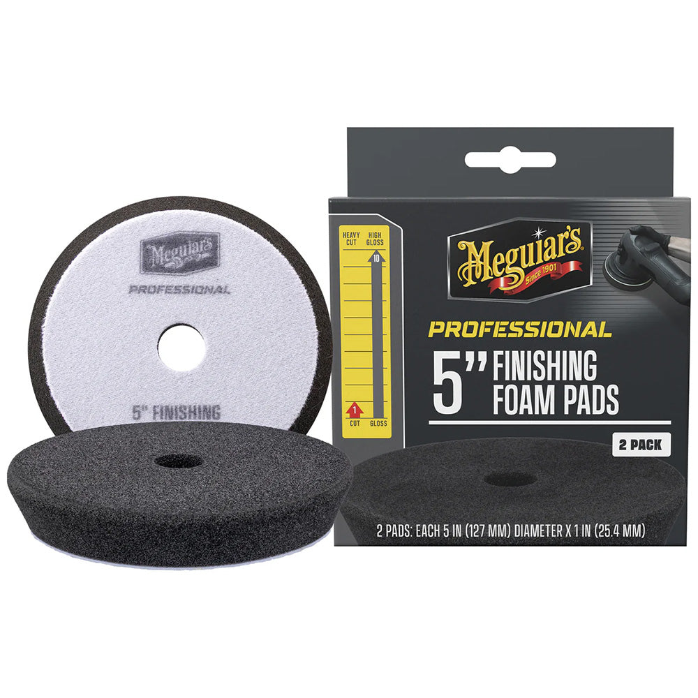 Meguiar's Professional 5" Finishing Foam Pads *2-Pack — marine cleaning