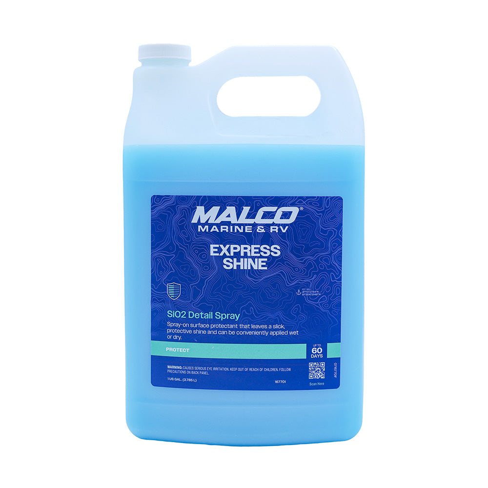 Malco Express Shine SiO2 Detail Spray - 1 Gallon — marine cleaning