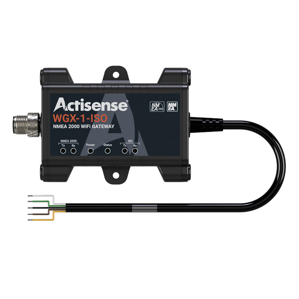 Actisense NMEA 0183 to NMEA2000 Gateway w/WiFi & PC Interface - ISO Connection — marine nmea cables & sensors