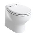 Thetford Marine Thetford Silence Plus 2G w/Wood Polyester Soft Close Seat & Standard Solenoid - High, White - 12V — marine marine sanitation