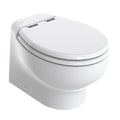 Thetford Marine Thetford Silence Plus 2G w/Wood Polyester Soft Close Seat & Standard Solenoid - Short, White - 24V — marine marine sanitation
