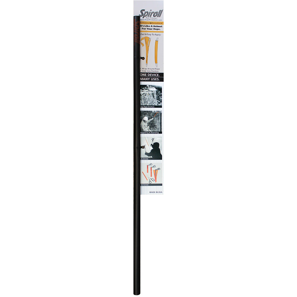 Spiroll Rope Protector Black f/Lines 1/2" & Greater — marine docking accessories