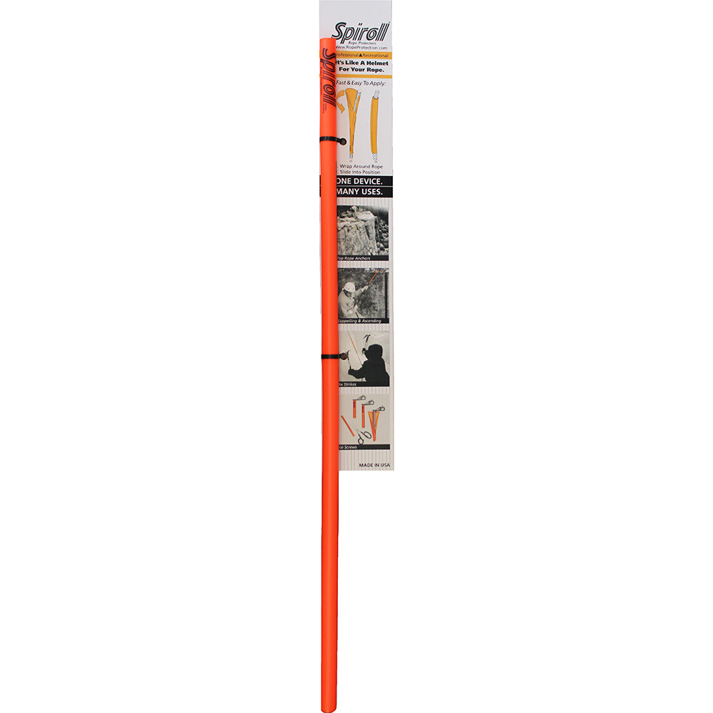 Spiroll Rope Protector Orange f/Lines 1/2" & Greater — marine docking accessories
