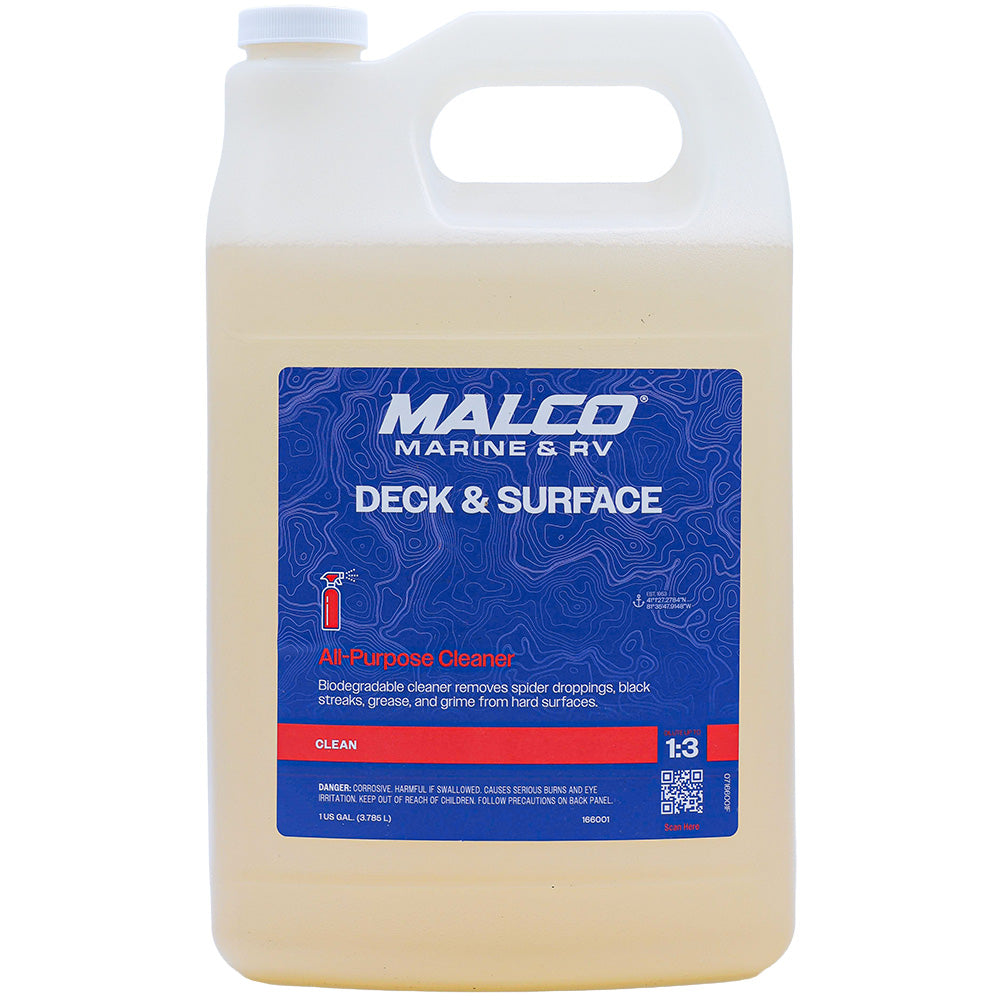 Malco Deck & Surface Spray All Purpose Cleaner - 1 Gallon — marine cleaning