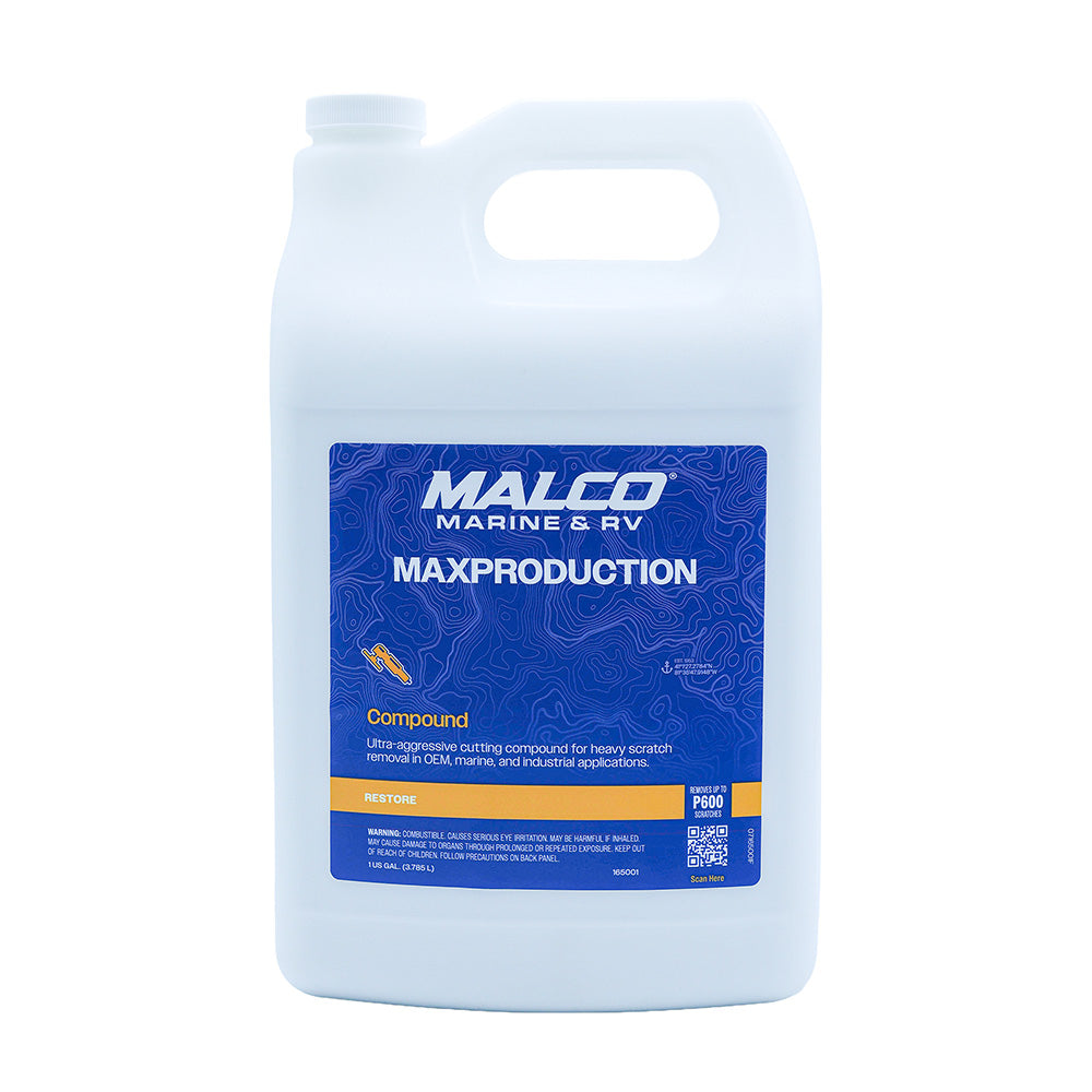 Malco MaxProduction Compound - 1 Gallon — marine cleaning
