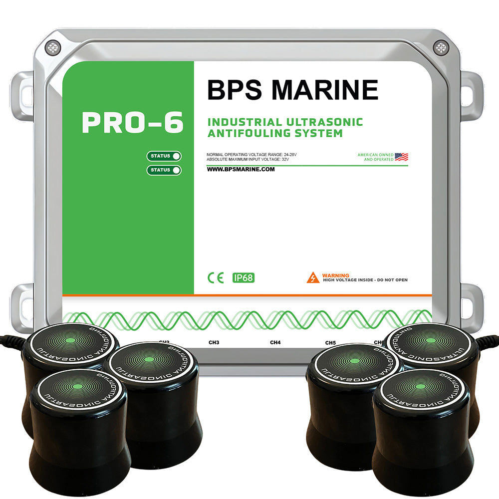 BPS Marine PRO-6 6-Transducer Ultrasonic Antifouling System - 24VDC — marine antifouling systems