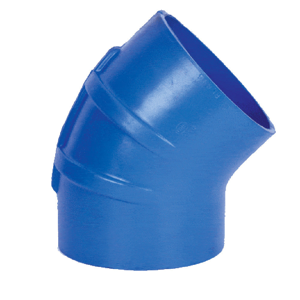 Trident Marine 5" ID 45 Degree Blue Silicon Wet Exhaust Elbow — marine exhaust hose
