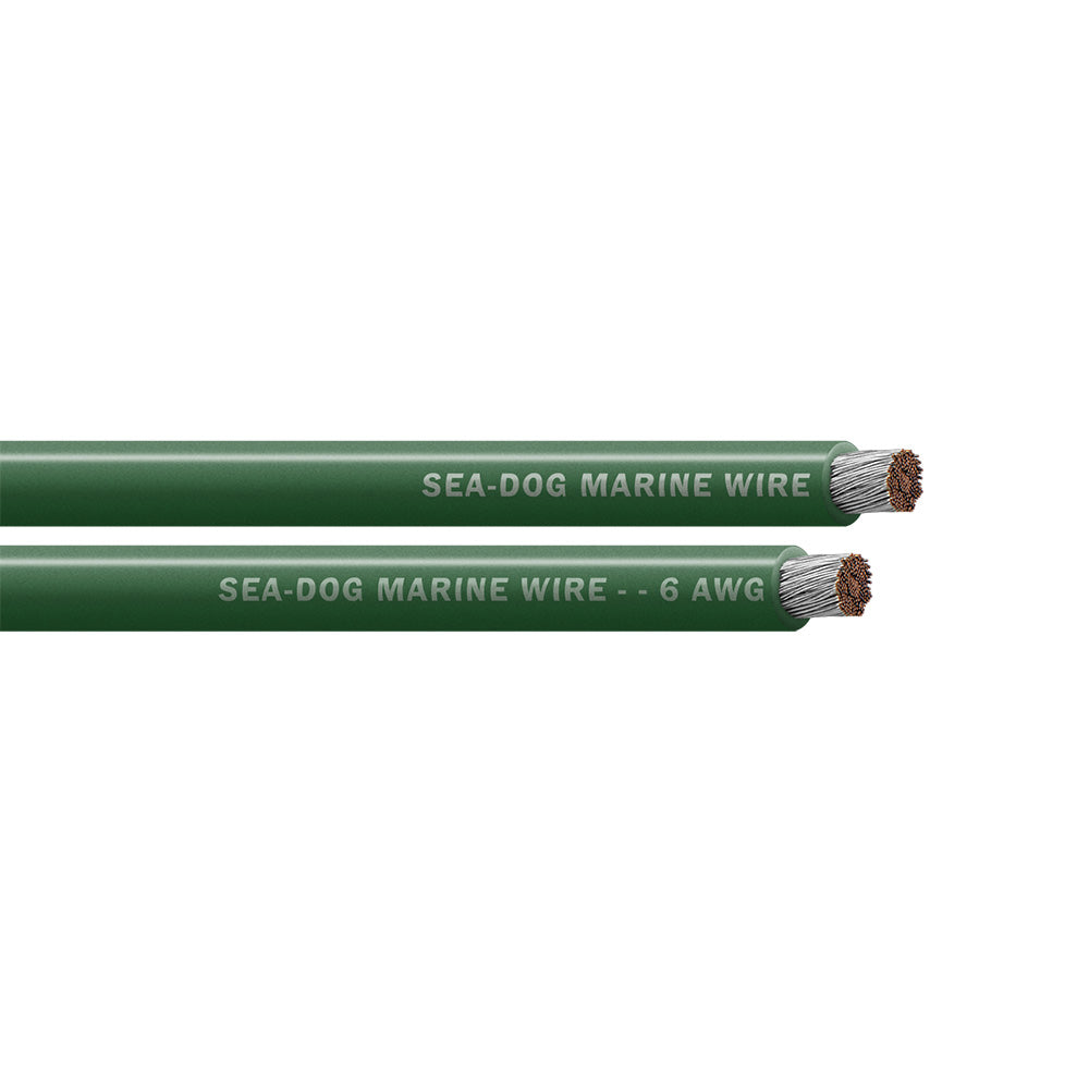 Sea-Dog Sea Dog 6 AWG Green Battery Cable - 250' — marine wire