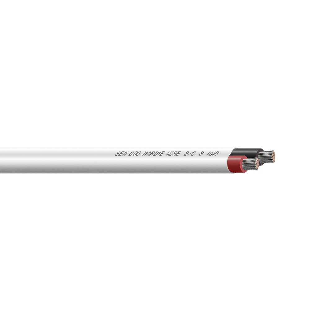 Sea-Dog 8/2 AWG Flat Duplex Wire Red/Black - 50' — marine wire