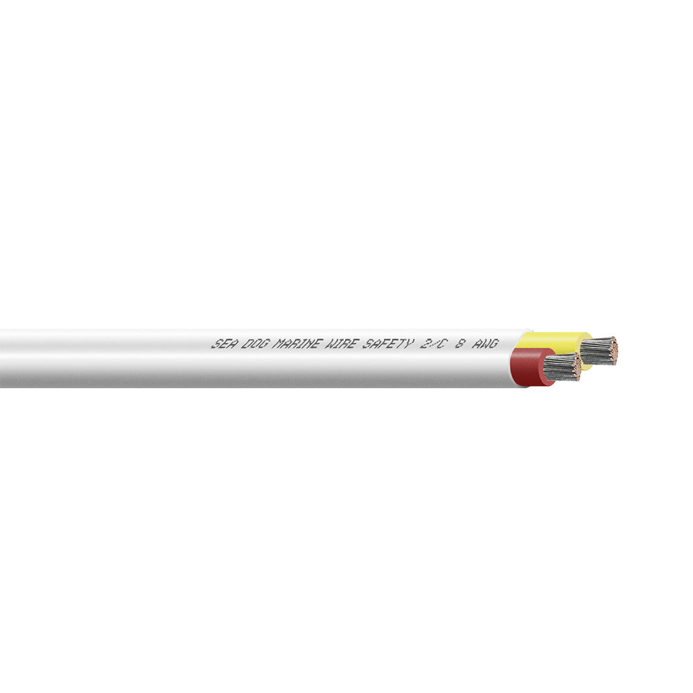 Sea-Dog 8/2 AWG Flat Duplex Safety Wire Red/Yellow - 100' — marine wire