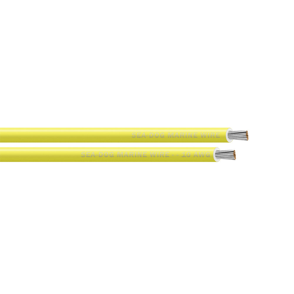 Sea-Dog 10 AWG Yellow Primary Wire - 250' — marine wire