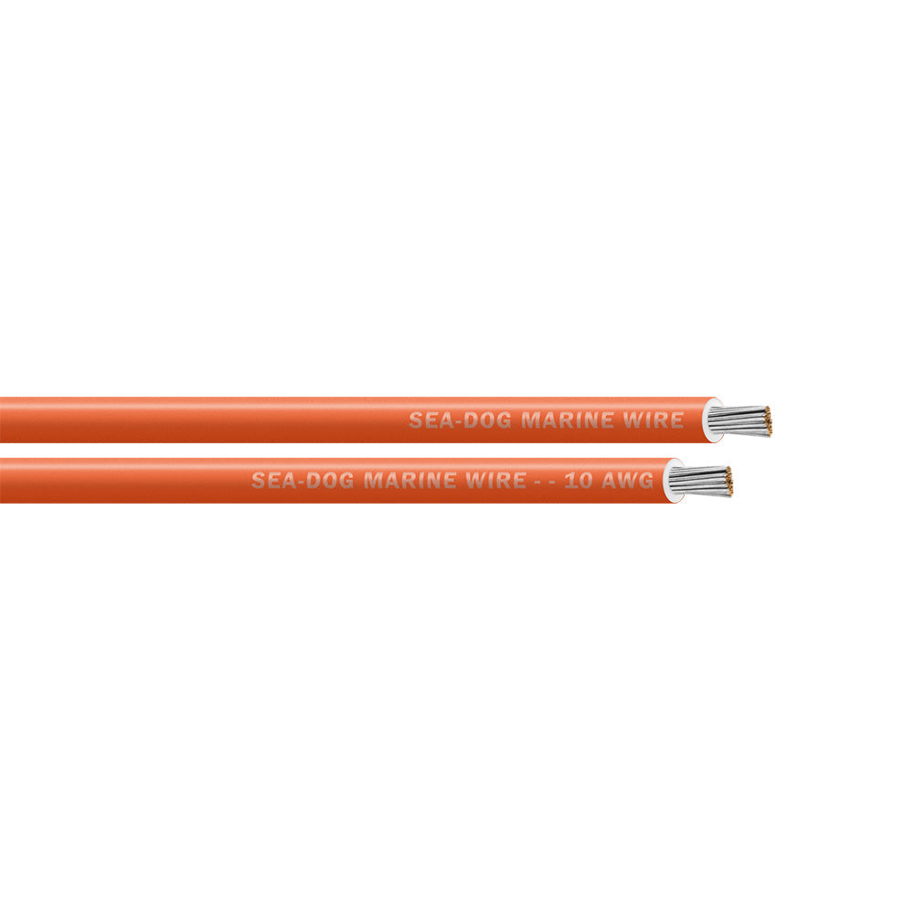 Sea-Dog 10 AWG Orange Primary Wire - 100' — marine wire