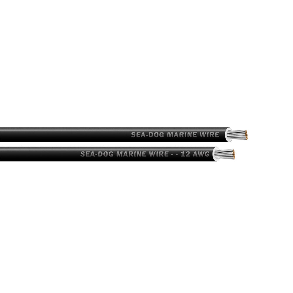 Sea-Dog 12 AWG Black Primary Wire - 250' — marine wire
