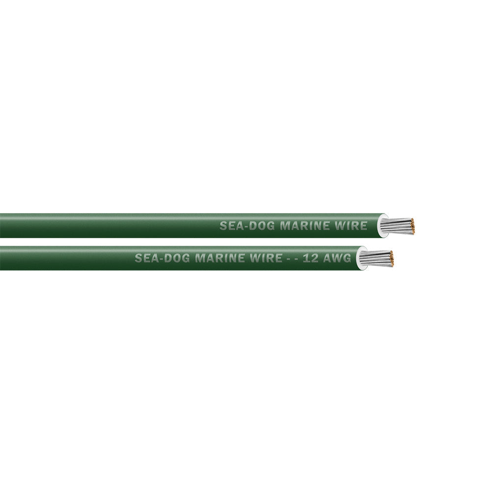Sea-Dog 12 AWG Green Primary Wire - 400' — marine wire