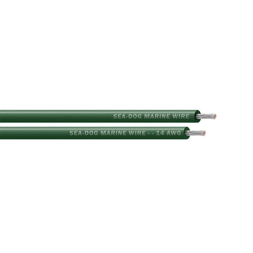 Sea-Dog 14 AWG Green Primary Wire - 500' — marine wire