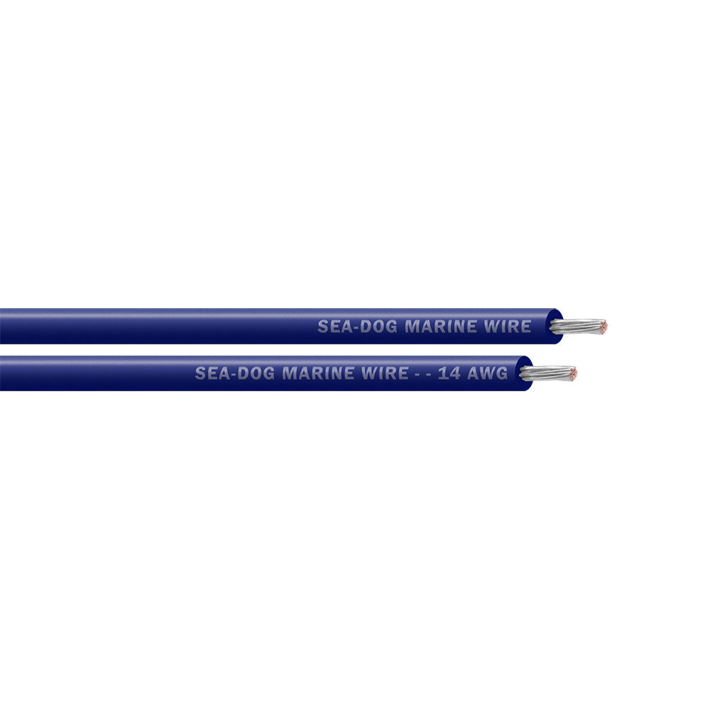 Sea-Dog 14 AWG Dark Blue Primary Wire - 25' — marine wire