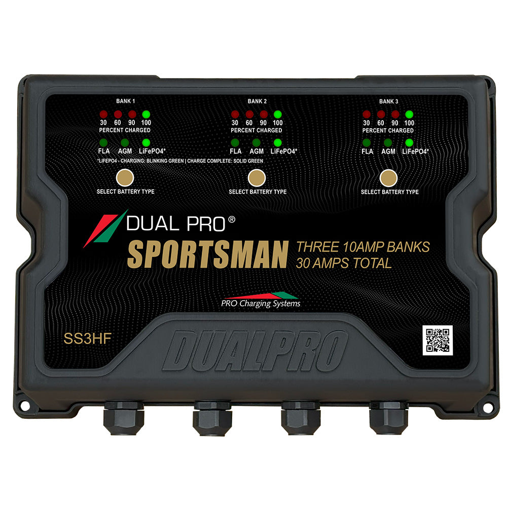 Dual Pro Sportsman Series HF Battery Charter - 30 Amp - 3 Bank — marine battery chargers