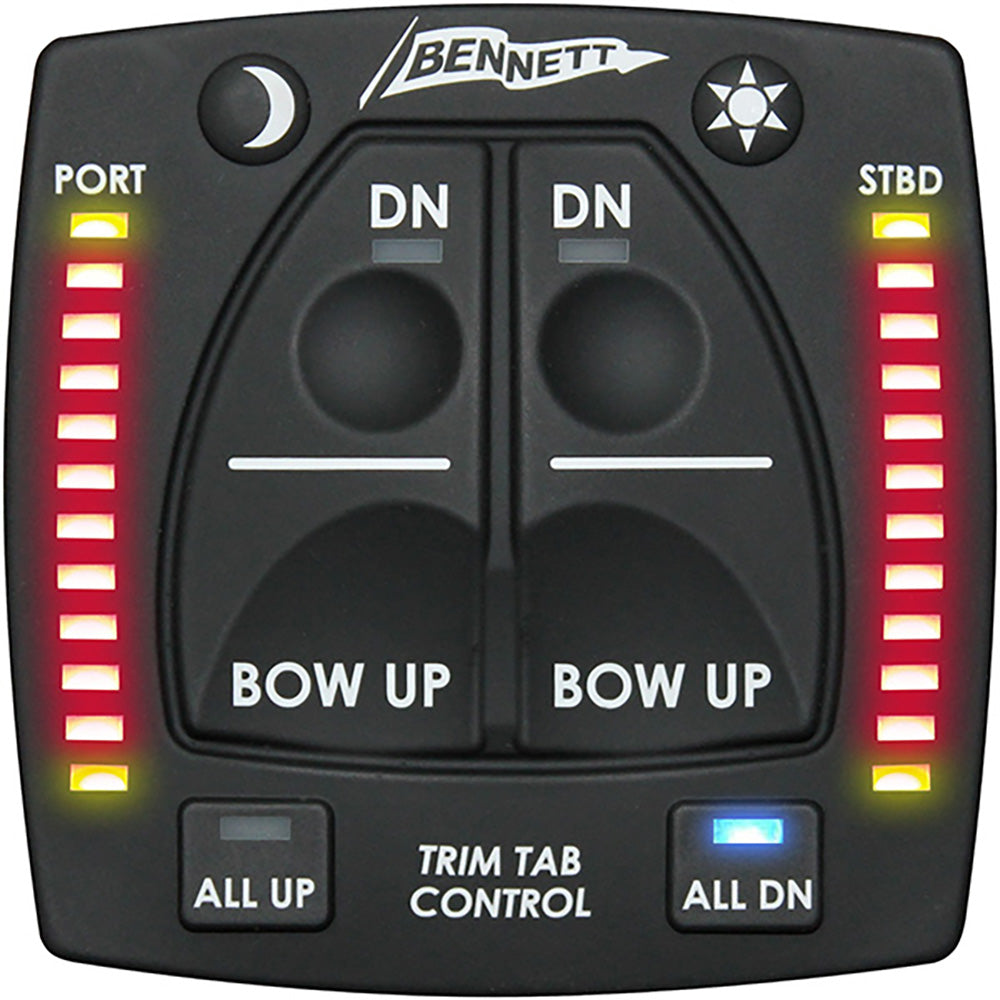 Bennett Marine Electric Dual-Station Helm Control — marine trim tab accessories