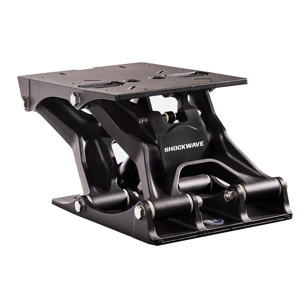 Shockwave Seats Shockwave S5-AL Suspension Base - Black — marine seating