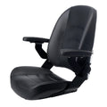 Shockwave Seats Shockwave S5 Corbin Mid-Back Seat - Onyx Black — marine seating
