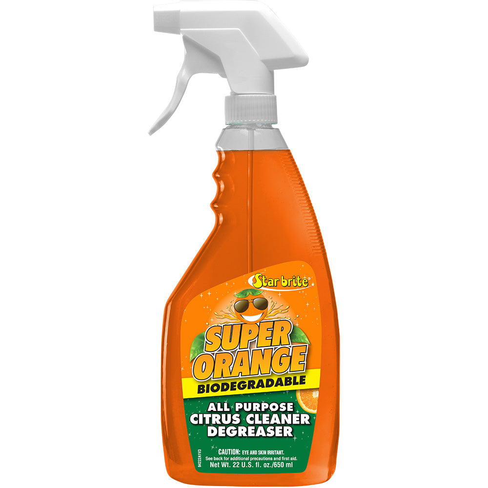 Star brite Super Orange All Purpose Citrus Cleaner Degreaser - 22 oz — marine cleaning