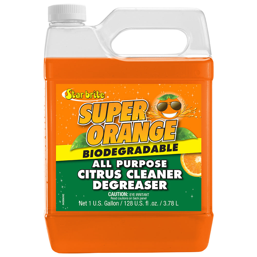 Star brite Super Orange All Purpose Citrus Cleaner Degreaser - 1 Gallon — marine cleaning