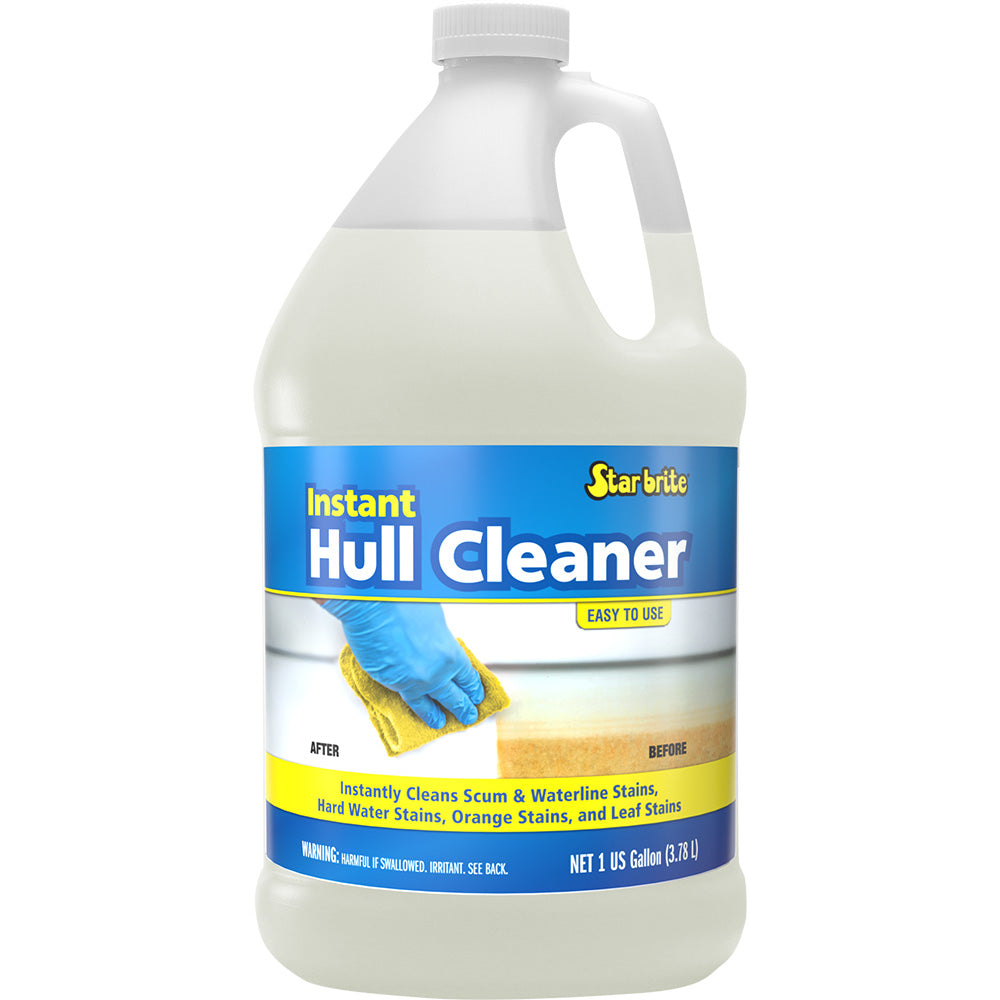 Star brite Instant Hull Cleaner - Wipe On, Rinse Off Formula - 1 Gallon — marine cleaning