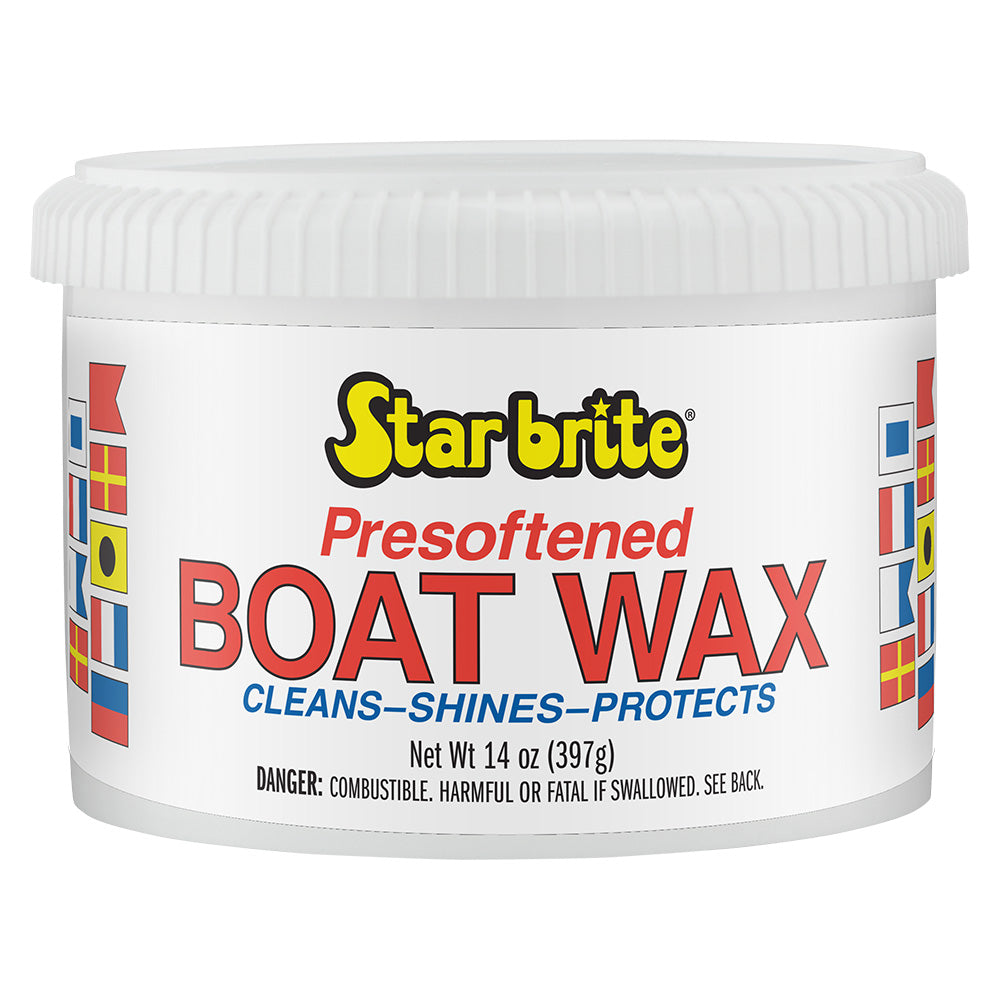 Star brite Presoftened Paste Wax - 14 oz — marine cleaning
