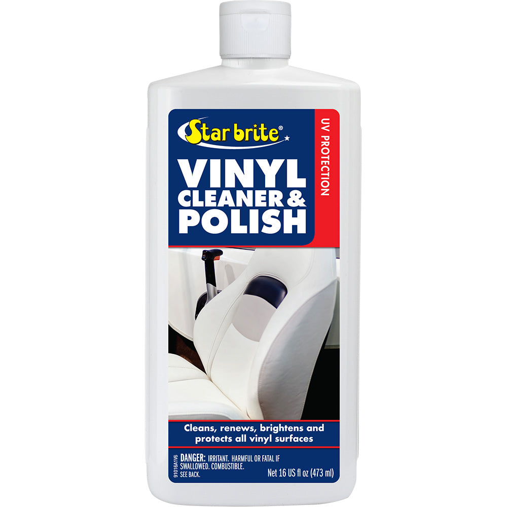 Star brite Vinyl Cleaner & Polish - UV Protection - 16 oz — marine cleaning
