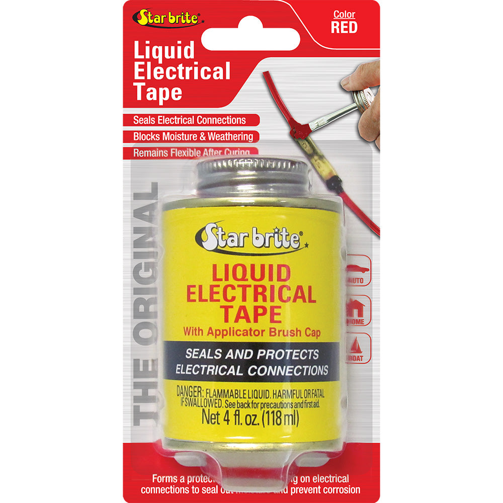 Star brite Liquid Electrical Tape - Red - 4 oz — marine accessories