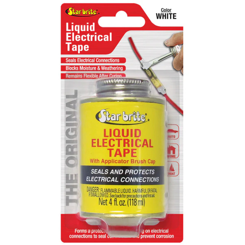 Star brite Liquid Electrical Tape - White - 4 oz — marine accessories