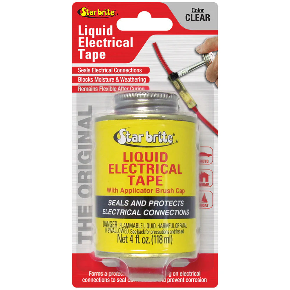 Star brite Liquid Electrical Tape - Clear - 4 oz — marine accessories