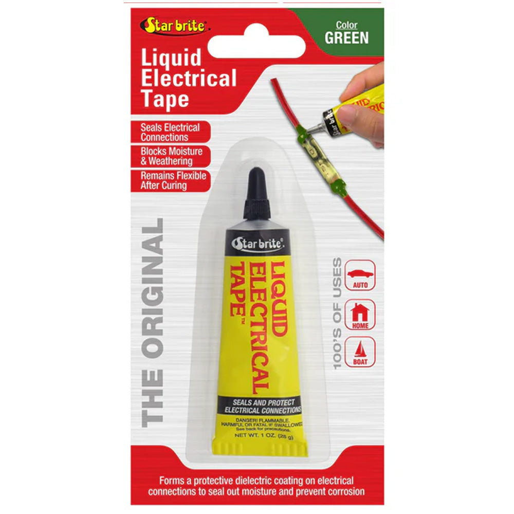 Star brite Liquid Electrical Tape - Green - 1 oz — marine accessories